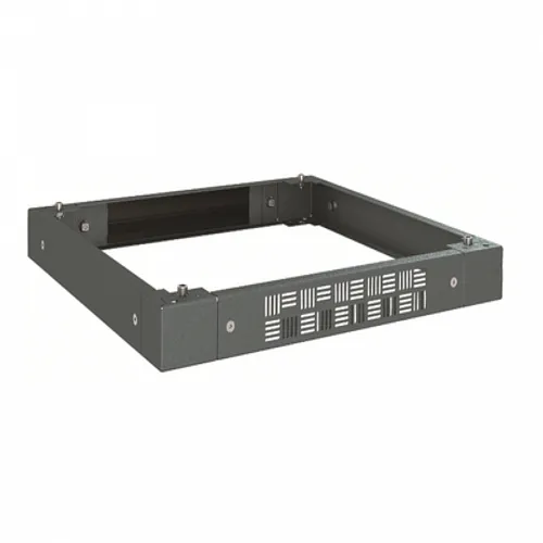 Цоколь перфорированный 600 x 800 x 100 с щеточным вводом RAL7011