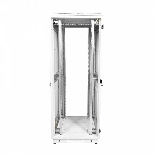 Шкаф телекоммуникационный напольный 38U (800x800) дверь стекло