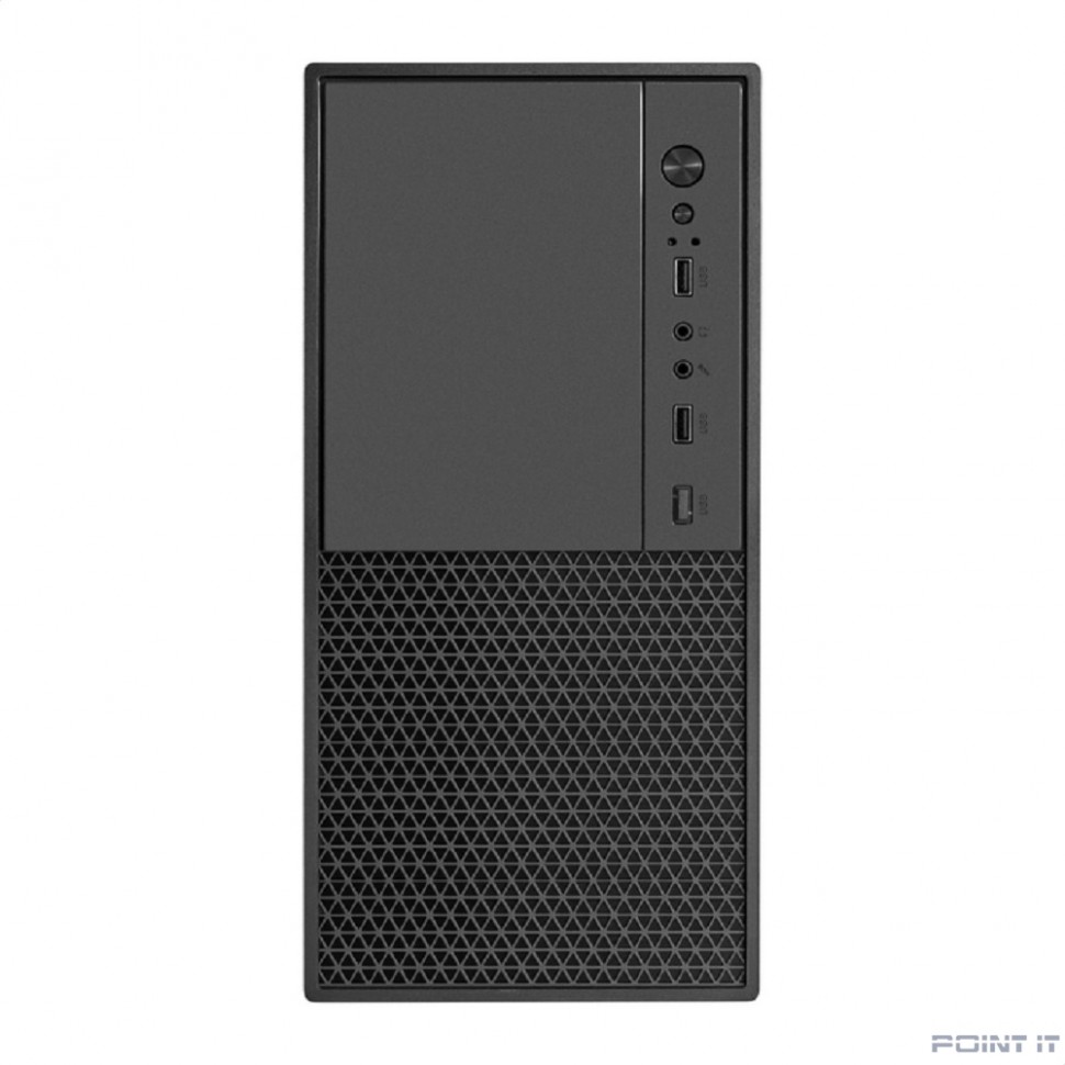 Exegate EX299069RUS Корпус Minitower ExeGate BAA-308M (mATX, без БП, 2*USB, HD Audio, черный)