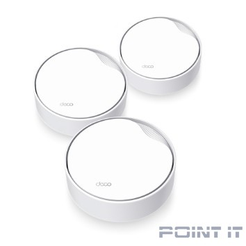 TP-Link Deco X50-PoE(3-pack) AX3000 Mesh-система Wi-Fi 6 с поддержкой PoE