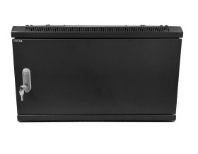 Шкаф настенный 6U серия WMA (Wall Maestro) (600х450х370), разборный, передняя металлическая дверь, черный Netko А