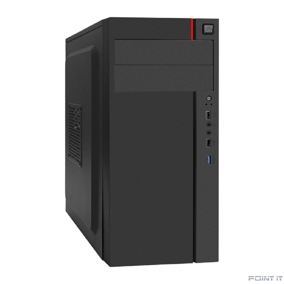Exegate EX299324RUS Корпус Miditower ExeGate AA-440U-UNS500 (ATX, БП UNS500 с вент. 12см, 2*USB+1*USB3.0, аудио, черный)