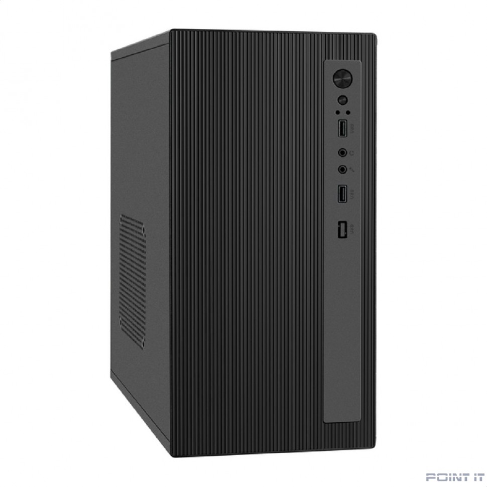 Exegate EX299061RUS Корпус Minitower ExeGate BAA-303M (mATX, без БП, 2*USB, HD Audio, черный)