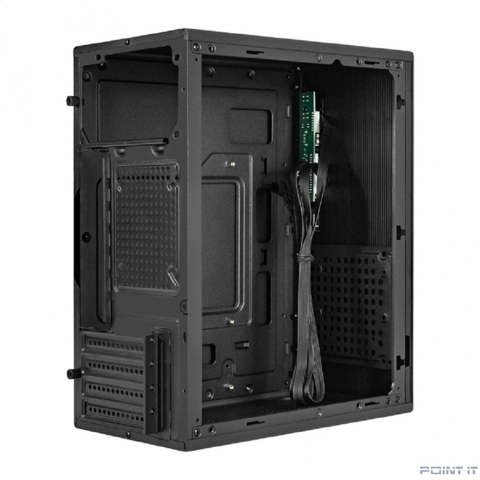 Exegate EX299061RUS Корпус Minitower ExeGate BAA-303M (mATX, без БП, 2*USB, HD Audio, черный)