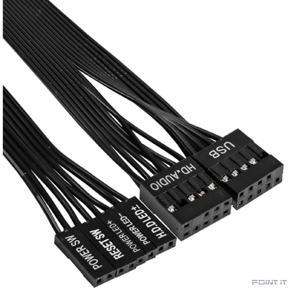 Exegate EX298008RUS Корпус Minitower BAA-308UC-AAA350 (mATX, БП AAA350 с вент. 8см, 1*USB+1*USB3.0+1*TypeC, HD Audio, черный)