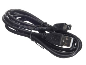 Кабель шт.USB A - шт.mini USB B 2.0 (1,5м), черный, NETKO Optima 
