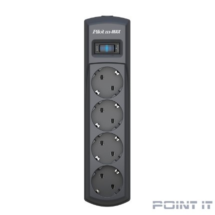 ZIS Сетевой фильтр m Max 3m {4 розетки, увеличенная мощность 3300 Вт}