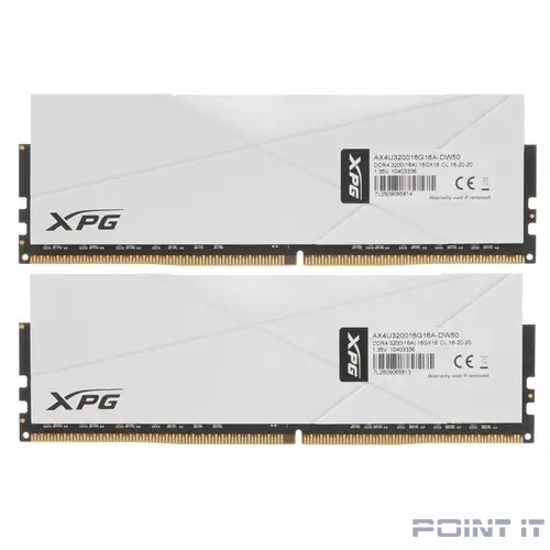 A-data DDR4 SPECTRIX D50 RGB AX4U320016G16A-DW50 DDR4 32GB (Kit 2x16GB) 3200MHz