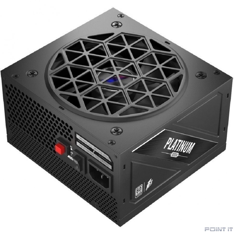 1STPLAYER NGDP Platinum 1000W Black / ATX3.0, APFC, 80 PLUS Platinum, SR + LLC + DC-DC, 120mm fan, full modular / HA-1000BA3-BK