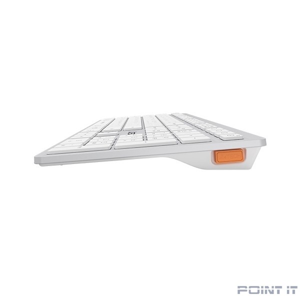 Клавиатура A4Tech Fstyler FBX50C белый USB беспроводная BT/Radio slim Multimedia (FBX50C WHITE)