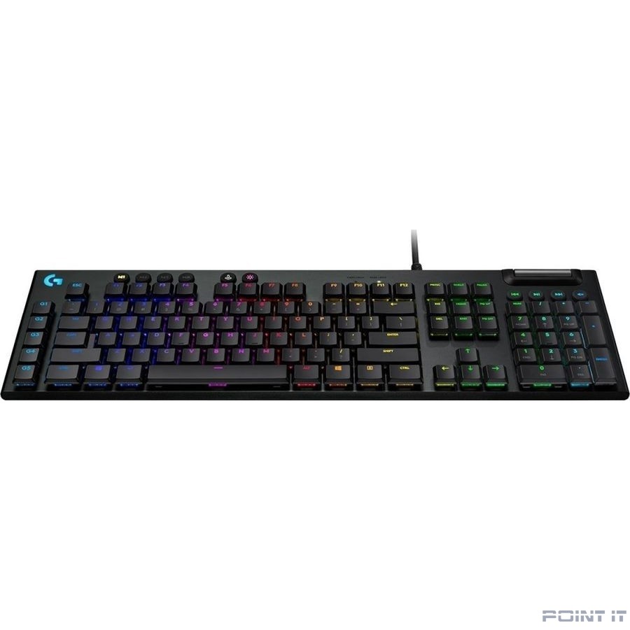 920-008991 Logitech Клавиатура G815 carbon GL Tactile игровая механическая черный USB Multimedia LED