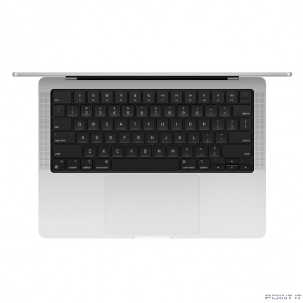 Ноутбук Apple MacBook Pro 14-inch 2024 [MX2F3LL/A] (КЛАВ.РУС.ГРАВ.) Silver 14.2" Liquid Retina XDR {(3024x1964) M4 Pro 14C CPU 20C GPU/24GB/1TB SSD/без переходника на EU арт.11007065}