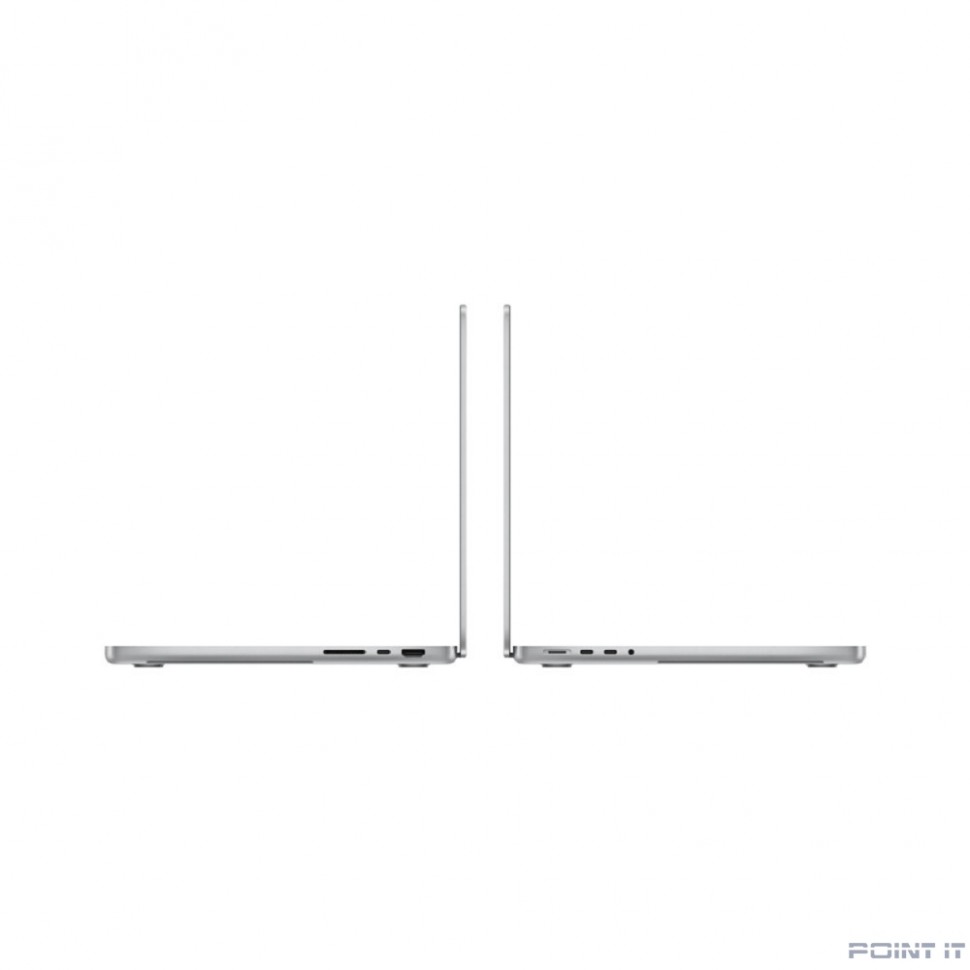 Ноутбук Apple MacBook Pro 14-inch 2024 [MX2F3HN/A] (КЛАВ.РУС.ГРАВ.) Silver 14.2" Liquid Retina XDR {(3024x1964) M4 Pro 14C CPU 20C GPU/24GB/1TB SSD/без переходника на EU арт.11007065}