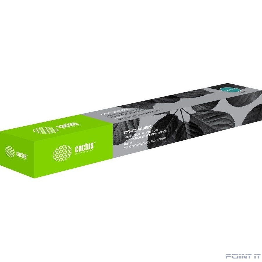 Картридж лазерный Cactus CS-C2503BK 841925 черный (15000стр.) для Ricoh Aficio MP C2003SP/MP C2004ASP/MP C2011SP
