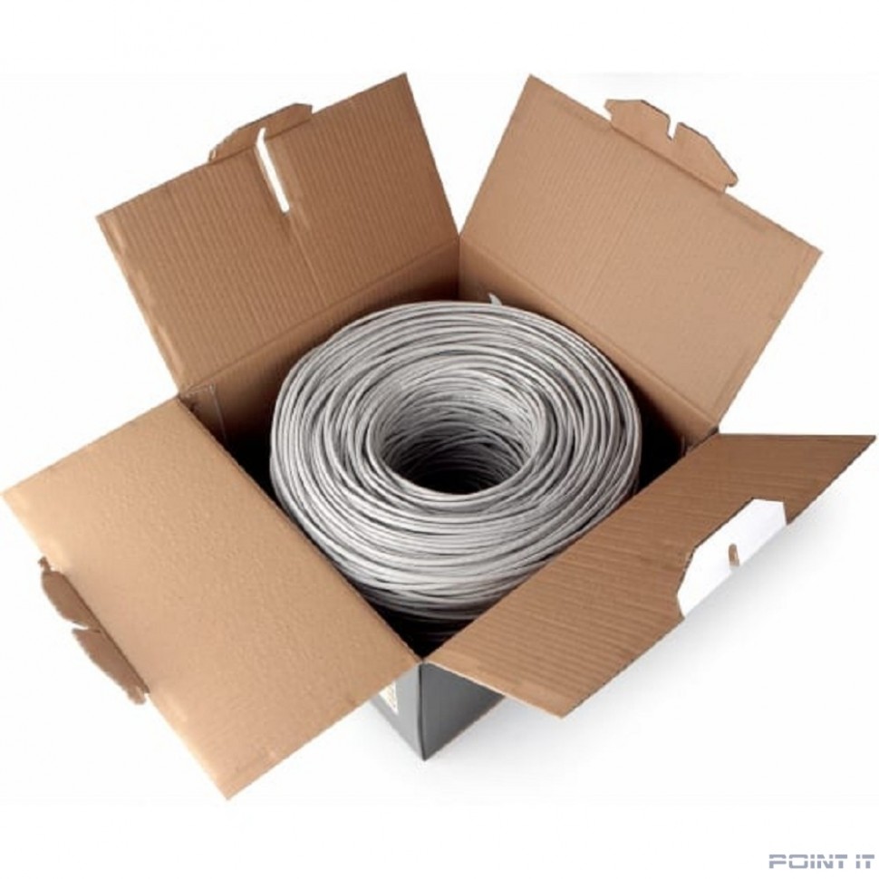 Cablexpert [UPC-5004E-SOL] Кабель UTP кат.5e, 4 пары, 0.48 mm (305 м pullbox), CCA однож.