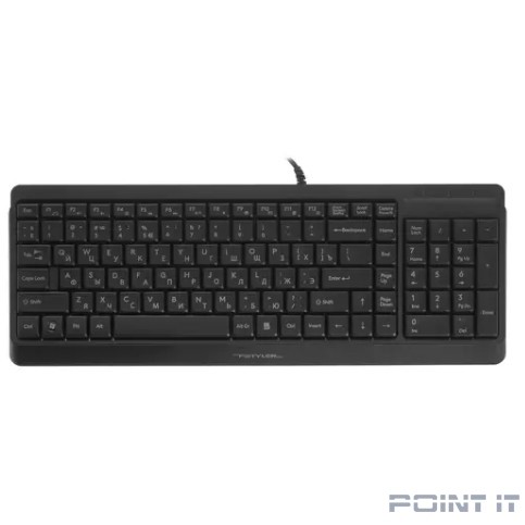 Клавиатура + мышь A4Tech Fstyler F1512 клав:черный мышь:черный USB (F1512 BLACK)