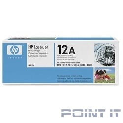 HP Q2612A Картридж ,Black{LaserJet 1010/1018/1020/1012/1015/3015/3020/3030, Black, (2000стр.)}