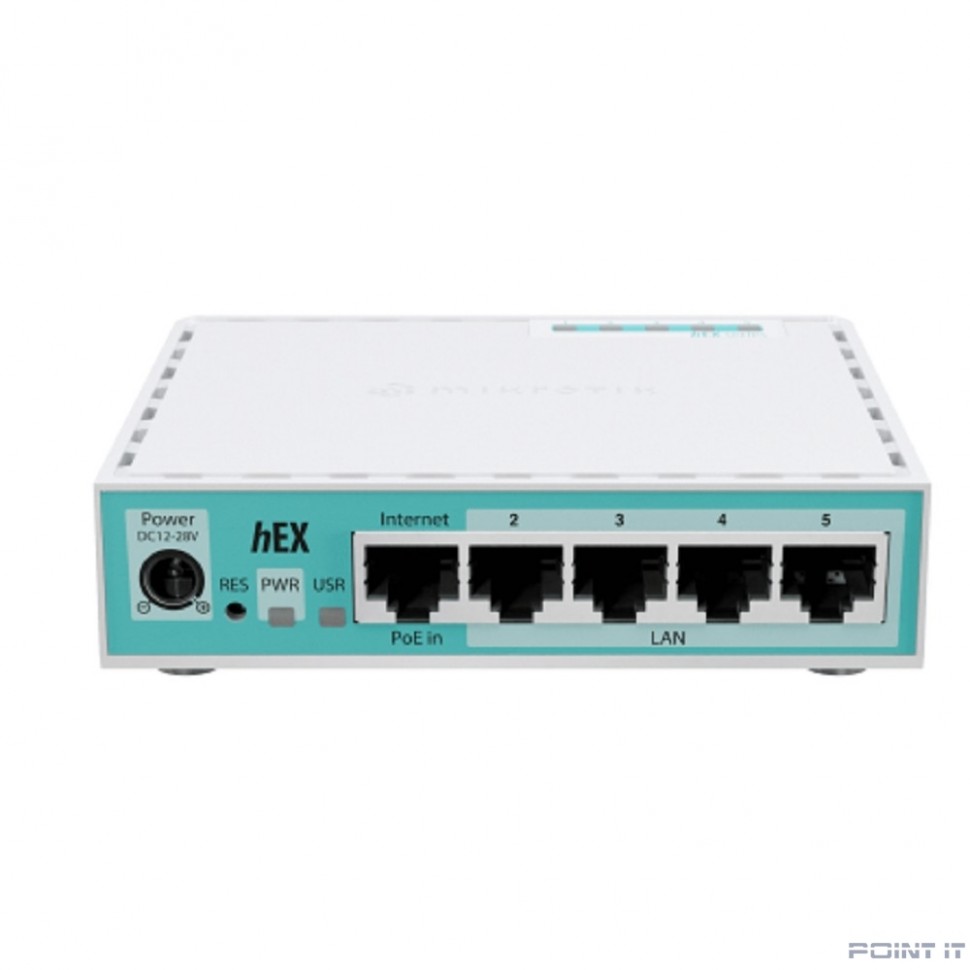 MikroTik E50UG hEX Refresh Маршрутизатор 5*1Gbit RJ45, 512MB RAM, Dual-core CPU, USB