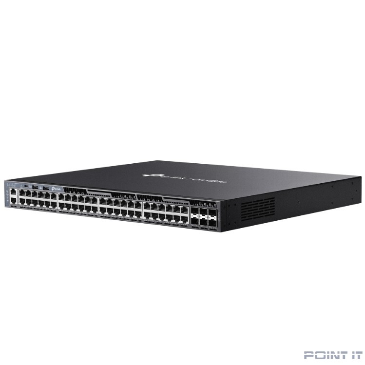 TP-Link SG6654X Стекируемый управляемый коммутатор 3-го уровня Omada с 48 гигабитными портами и 6 портами SFP+