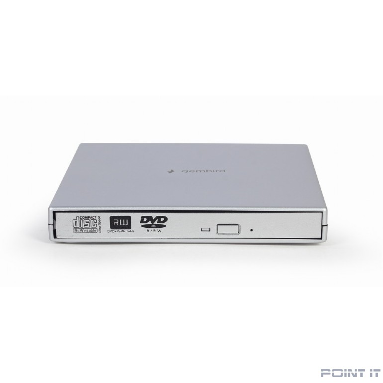 USB 2.0 Gembird DVD-USB-02-SV пластик, серебро
