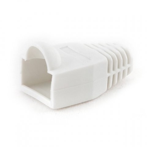 Изолирующий колпачок для RJ45 белый, D-6 мм, 100шт Netko