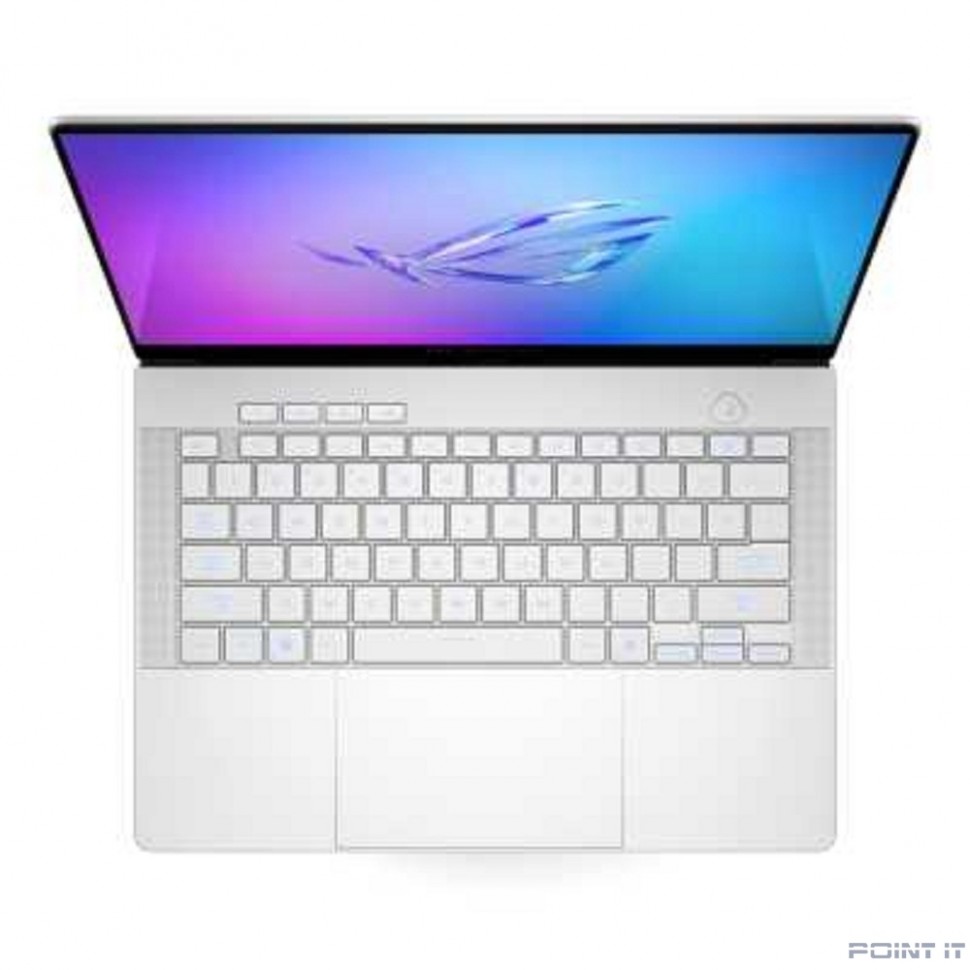 Ноутбук ASUS ROG Zephyrus G14 GA403WR-QS105 [90NR0M54-M005E0] White 14"{OLED Ryzen AI 9 HX 370(2Ghz)/32768Mb/1024PCISSDGbRTX 5070 Ti(12288Mb)/DOS+ чехол}