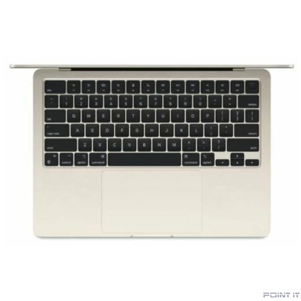 Ноутбук Apple MacBook Air 13-inch 2024 [MXCU3HN/A] (КЛАВ.РУС.ГРАВ.) Starlight 13.6" Liquid Retina {(2560x1600) M3 8C CPU 10C GPU/16Gb/512Gb SSD/рекоменд.переходник 11007065}