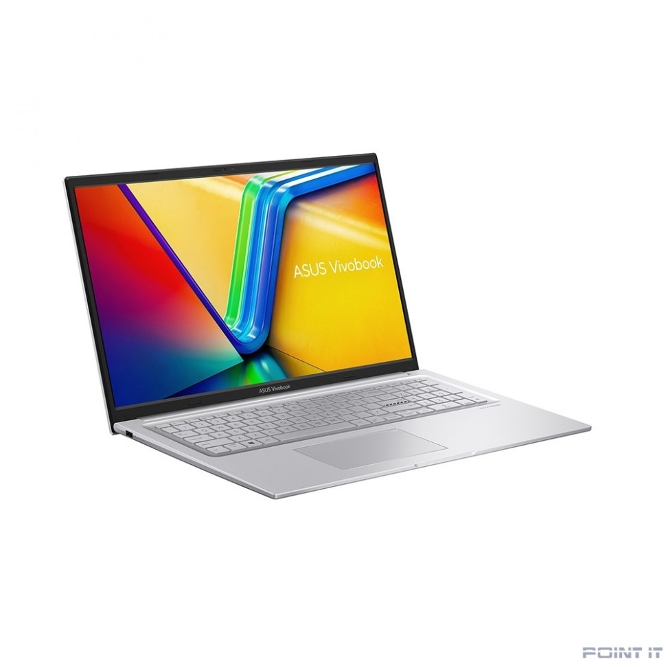 Ноутбук ASUS VivoBook 17 X1704ZA-AU447 [90NB10F2-M00K70] Cool Silver 17.3" {FHD i3 1215U(1.2Ghz)/16384Mb/512PCISSDGb/UHD Graphics/DOS}