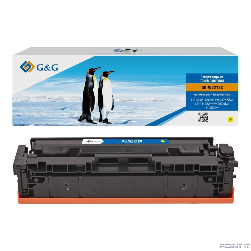 Картридж лазерный G&G GG-W2212X желтый (2450стр.) для HP M255/MFP M282/M283