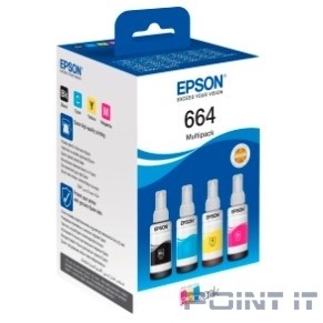 EPSON C13T66464A Чернила для L100 4-COLOUR MULTIPACK