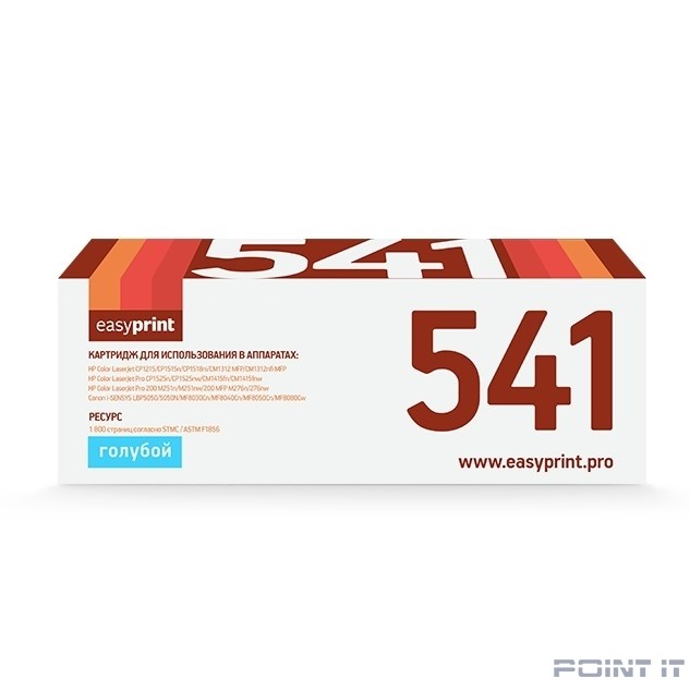 EasyPrint CB541A/CE321A/CF211A/Canon 716C/731C Картридж LH-541 U для HP CLJ CP1215/CP1515/CP1525/CM1415/Pro 200 M251/M276 (1800 стр.) голубой, с чипом