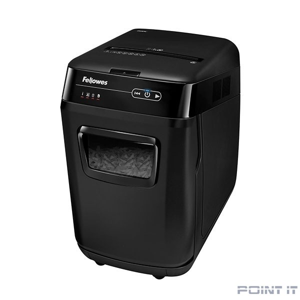 Fellowes Шредер AutoMax 200M FS-4656301 с автоподачей {DIN P-5,2х14мм.200лст.32лтр}