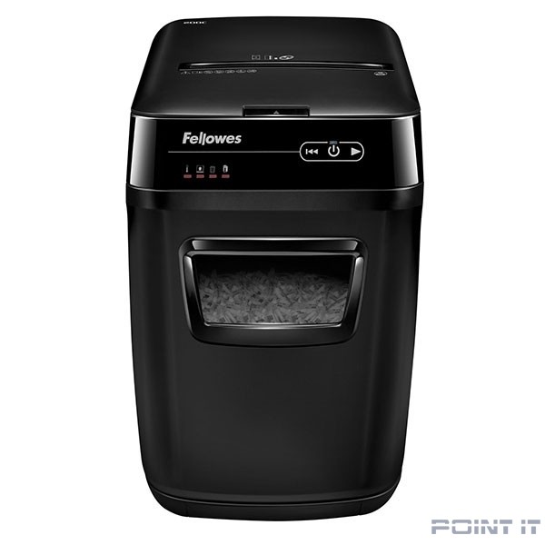 Fellowes Шредер AutoMax 200M FS-4656301 с автоподачей {DIN P-5,2х14мм.200лст.32лтр}