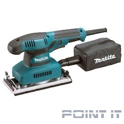 Makita BO3710 Вибрационная шлифовальная машина [BO3710] {190Вт,93х228мм,11000об\м,ампл-2.6мм,1.6кг,кор,п\сборник,зажим }