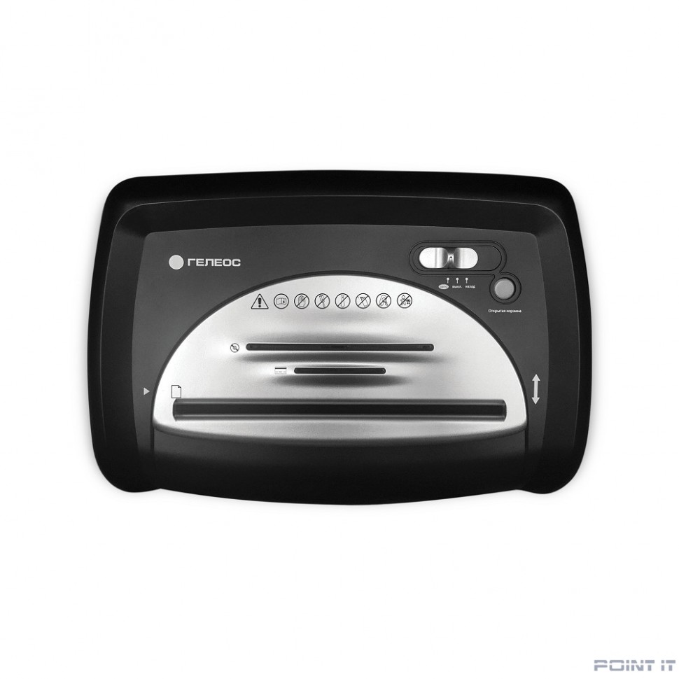 ГЕЛЕОС Уничтожитель документов УМ30-2 DIN P-2 {(2 ур-нь секр.), полоса 5,8мм, 19-22 лист (70г/м2), CD/пл.карты/скрепки/скобы, 30 л.}