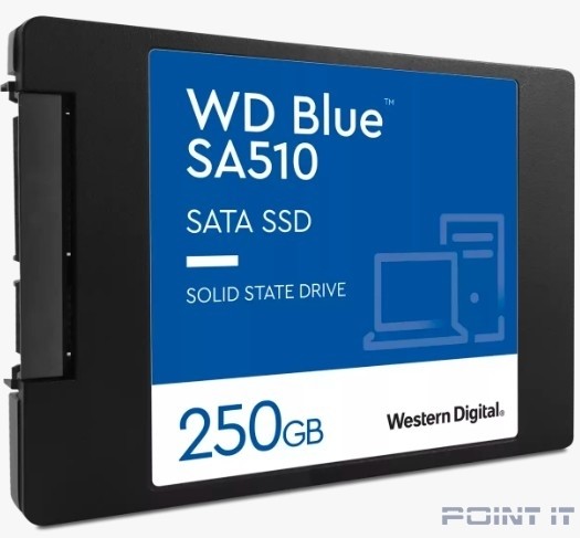 SSD WD 250Gb 2.5" SATA3 Blue SA510 (WDS250G3B0A)