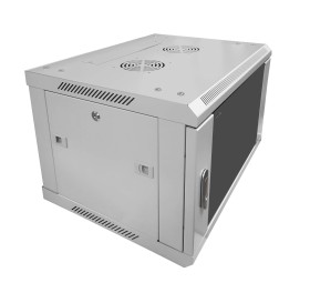 Шкаф настенный 12U серия WMA (Wall Maestro) (600х450х635), передняя дверь стекло, разборный, серый, Netko  А