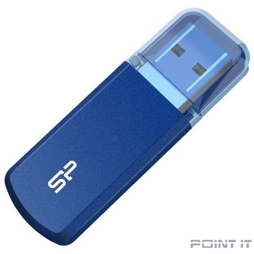 Флеш накопитель 128Gb Silicon Power Helios 202, USB 3.2, Голубой