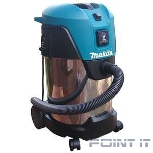 Makita VC3011L Пылесос [VC3011L] {1000Вт,3600л\м,210мбар,30л,шланг36ммх3.5м,10.5кг,кор,2нас,2 п\сб,щетка,2адапт,2труб }