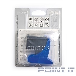 CACTUS CC641A Картридж №121XL для HP DeskJet D1663/D2563/D2663/D5563/F2423/F2483/F2493/F4213/F4275/F4283/F4583; PS C4683/C4783, 600 стр., (черный)