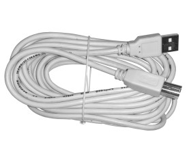 Кабель шт.USB A - шт.USB В 2.0 (5,0м), серый, NETKO Optima