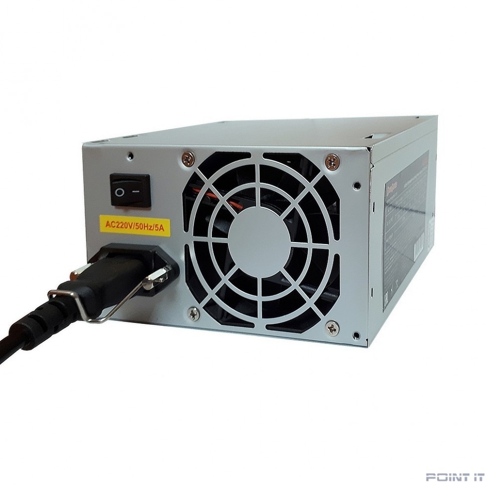 Exegate EX172785RUS-S Блок питания CP450, ATX, SC, 8cm fan, 24p+4p, 3*SATA, 2*IDE, FDD + кабель 220V с защитой от выдергивания