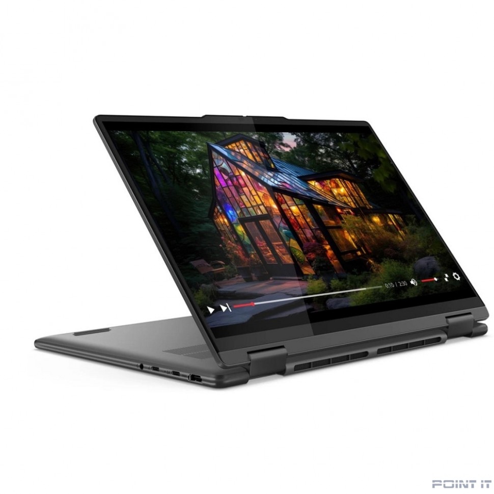 Ноутбук Lenovo Yoga 7 2-in-1 14IML9 [83DJ0095RU] Storm Grey 14" {(2880x1800 OLED Touch Ultra 5 125H(1.2Ghz)/16384Mb/1024SSDGb/noDVD/Int:Intel Arc graphics/Win11H/+Pen/360/металл}