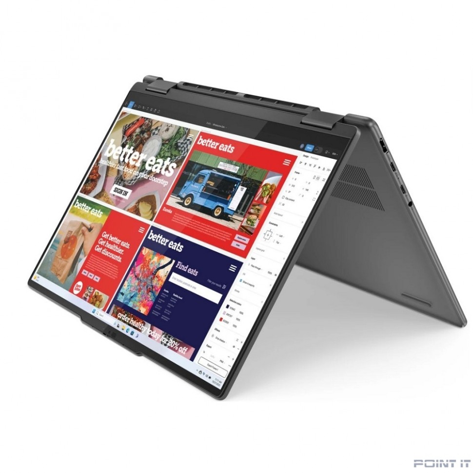 Ноутбук Lenovo Yoga 7 2-in-1 14IML9 [83DJ0095RU] Storm Grey 14" {(2880x1800 OLED Touch Ultra 5 125H(1.2Ghz)/16384Mb/1024SSDGb/noDVD/Int:Intel Arc graphics/Win11H/+Pen/360/металл}